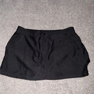 Black Mini Skirt with liner under